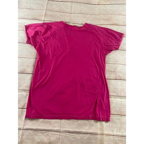 Victoria Secret GOLD LABEL Women's Pink Embroidered Night Shirt - M/L - Picture 8 of 8